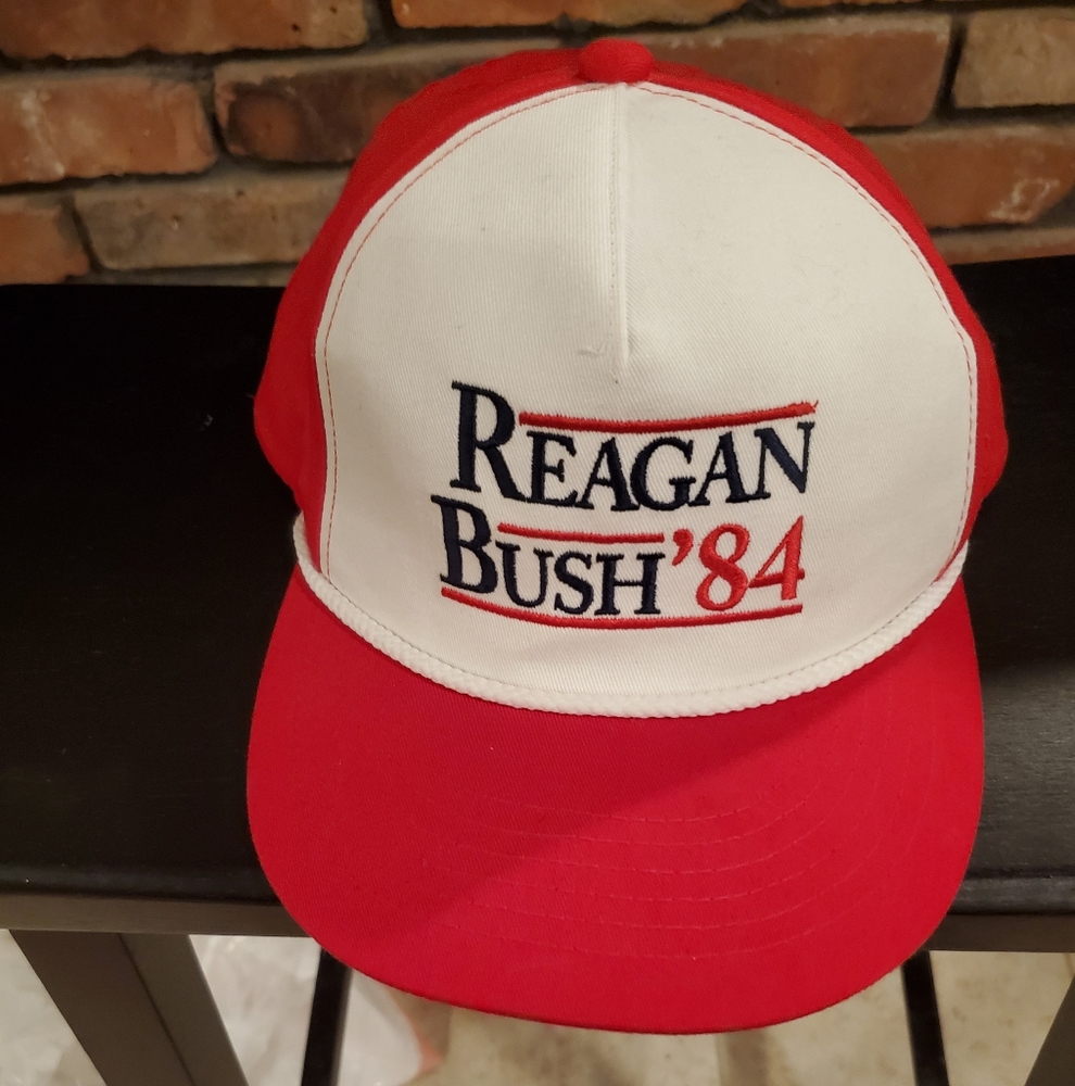 Reagan and Bush 84 hat
